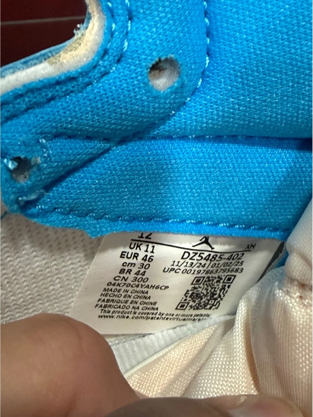 Size 12 - Air Jordan 1 Retro High OG “UNC Reimagined ”